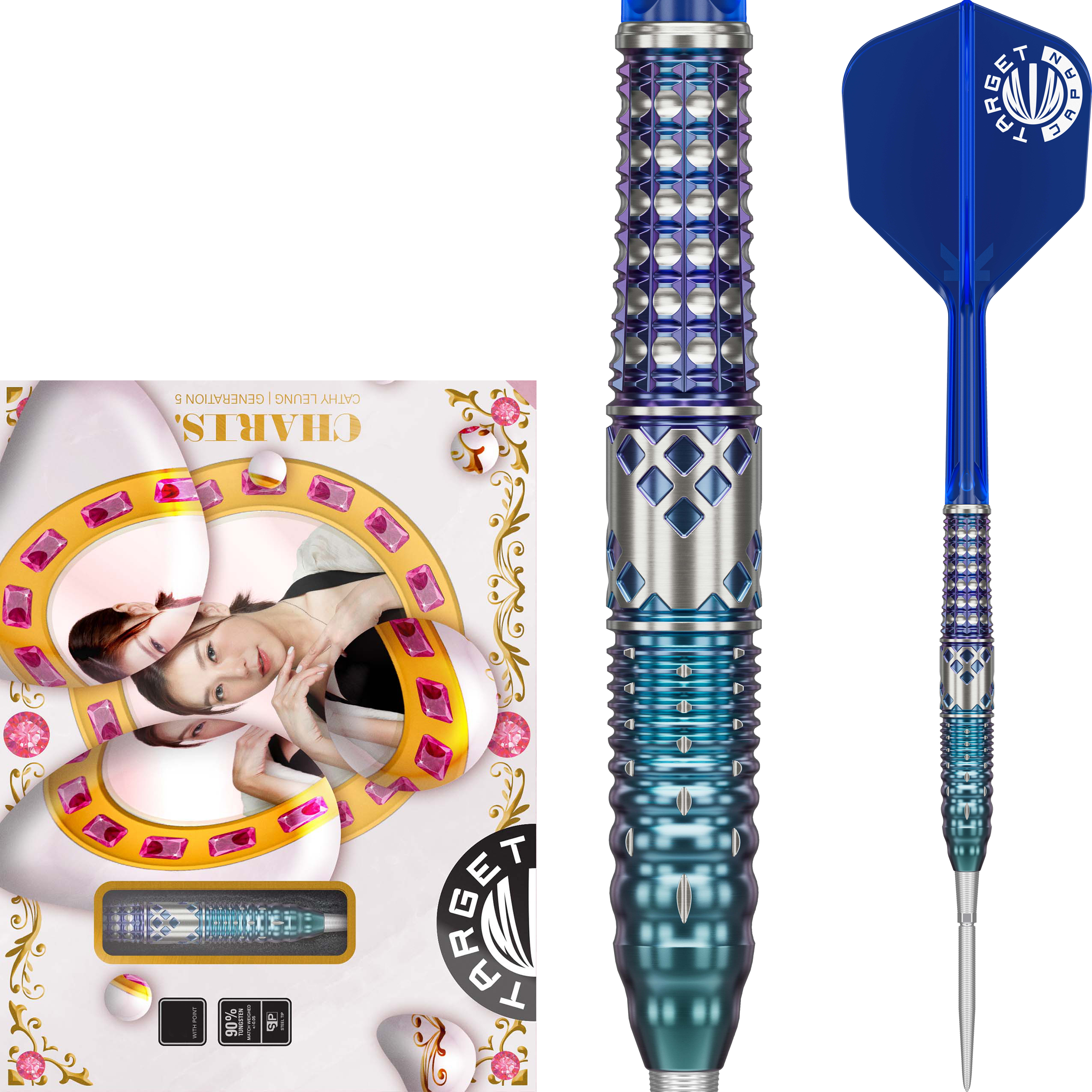 TARGET Cathy Leung Generation 5 ダーツハイブ限定 Target Japan Swiss Point Cathy Leung GEN 5 Steeldart (dummy)